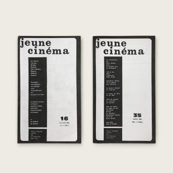 [Chris Marker] Jeune Cinéma N°16 Juin Juillet 1966, N°35 Janvier 1969